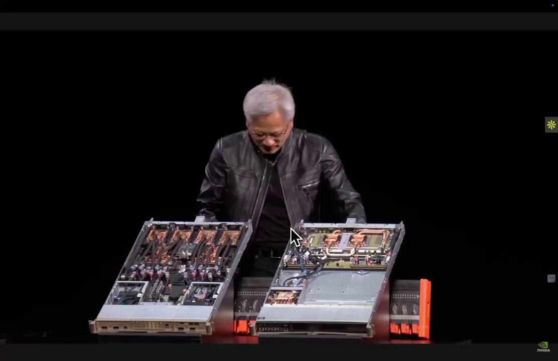 NVIDIA NVL72系统演示视频